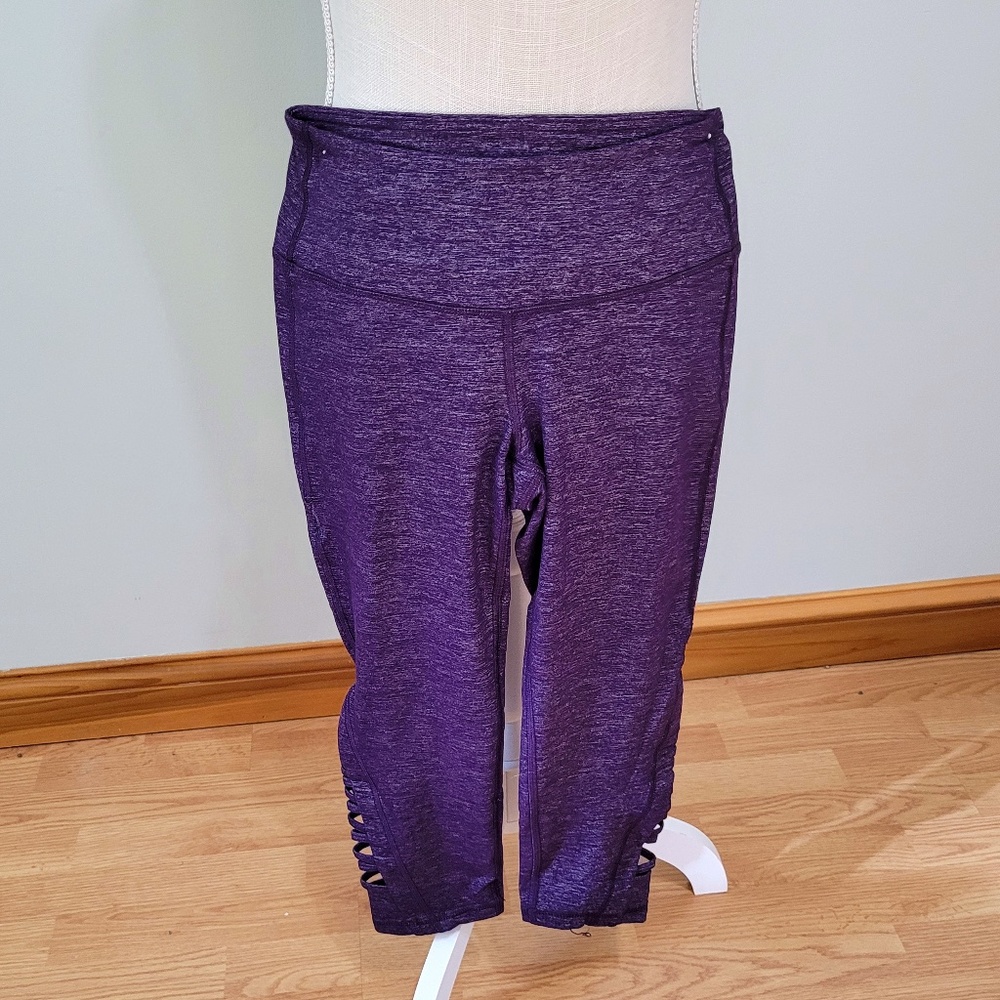 Athleta Capri Purple Leggings